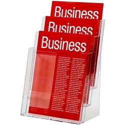 ESSELTE BROCHURE HOLDER A4 3 Tier Free Standing