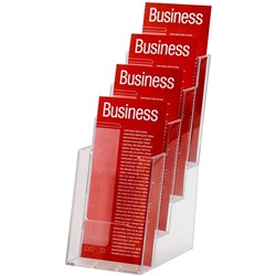 ESSELTE BROCHURE HOLDER DL DL 4 Tier Free Standing