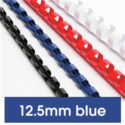 BINDING COIL- 12MM BLUE BOX100