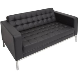 VENUS TWO SEATER LOUNGE BLACK