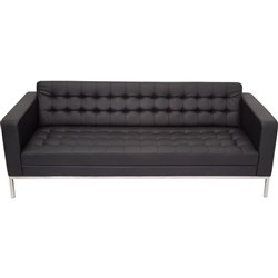 VENUS THREE SEATER LOUNGE BLACK