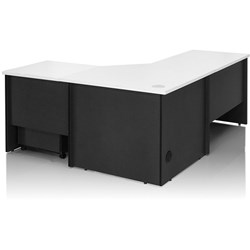 FRESH WORKSTATION 1800x1800x600mm White & Ironstone
