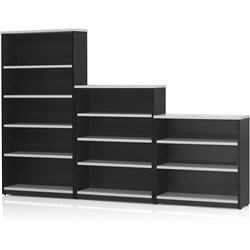 FRESH BOOKCASE 1800X900 4 Shelf White & Ironstone