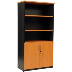 FRESH CUPBOARD 1800X900 Half Door Beech  Ironstone