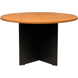 FRESH MEETING TABLE 1200 Diameter Beech  Ironstone