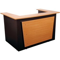 FRESH RECEPTION COUNTER 1800X1090 Beech  Ironstone