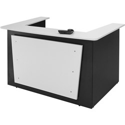 FRESH RECEPTION COUNTER 1800x1090mm White & Ironstone