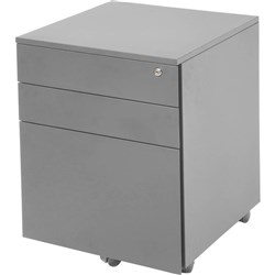 MOBILE PEDESTAL Steel H610xw450xd500mm Precious Silver CHOICE