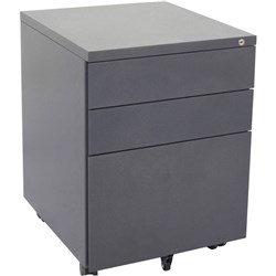 MOBILE PEDESTAL Steel H610xw450xd500mm Graphite Ripple CHOICE