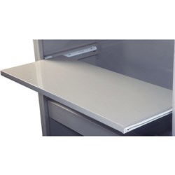 STEELCO REFERENCE SHELF Pull Out W1200 White Satin
