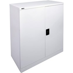 GO STATIONERY CUPBOARD H1015xw910xd450mm Silver Grey CHOICE
