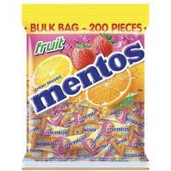 MENTOS LOLLIES Fruit Pillow pack 540g