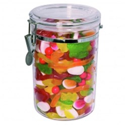 IMPRESS STORAGE CANISTERS Round Acrylic 175Ltr