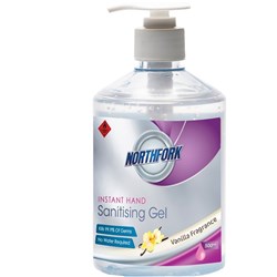 NORTHFORK HAND SANITISER Instant No Water Gel 500Ml