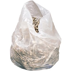 GARBAGE BAGS LARGE 36 LITRE 680X590MM WHITE PK50