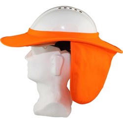 MAXISAFE HARD HAT ACCESSORIES Hard Hat Brim With Neck Flap