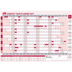 SASCO YEAR PLANNER Compact 406x596mm