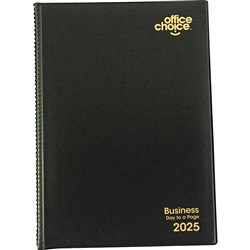 OFFICE CHOICE BUSINESS DIARY A4 1 Day to a Pg