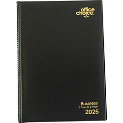 OFFICE CHOICE BUSINESS DIARY A4 2 Days to pg 1 Hr appoint. 7am - 7pm