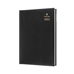 COLLINS STERLING SERIES DIARY A4 1 Day To Page 30min Black