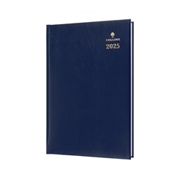 COLLINS STERLING SERIES DIARY A4 Week To Opening 1Hr Blue