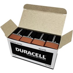 BATTERY - DURACELL 9V BOX 12