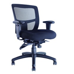 MIAMI II MESH OFFICE CHAIR With Arms Mesh Manager with Ratchet Back