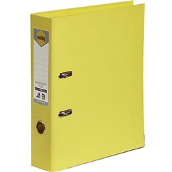 MARBIG PE LINEN LEVER ARCH A4 - LEMON