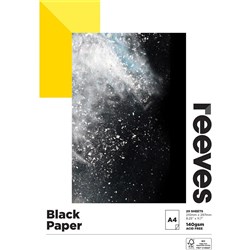 REEVES BLACK SKETCH PAD A3