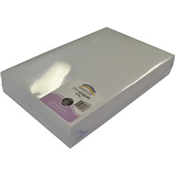 RAINBOW MG LITHO PAPER 94GSM 380 x 255mm WHITE