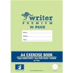 WRITER PREMIUM EXERCISE BOOK A4 96 Page