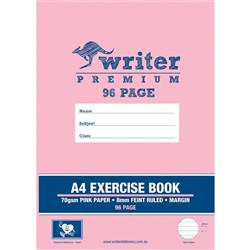 WRITER PREMIUM EXERCISE BOOK A4 96 Page