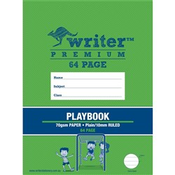 WRITER PREMIUM PLAYBOOK 64pg Plain