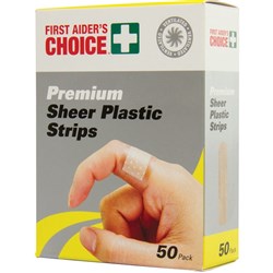 TRAFALGAR PLASTIC STRIPS FAC Plastic Strips band aids Box of 50