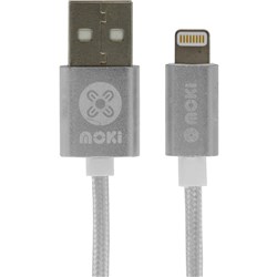 Moki Lightning Cable ACC MSTLCAKSSV Silver 3M