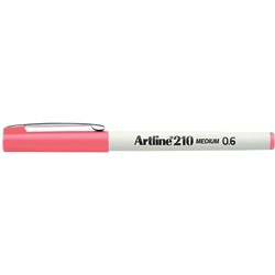 ARTLINE 210 0.6MM FINELINER Pen Pink Box of 12