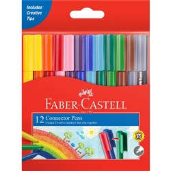 FABER-CASTELL CONNECTOR PENS Assorted Pack of 12