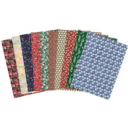 ZART PAPER ORIENTAL PATTERNS Bright Assorted Pack of 40