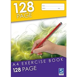 EXERCISE BOOK A4 128PG