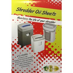 GOLD SOVEREIGN SHREDDER OIL SHEETS PACK12