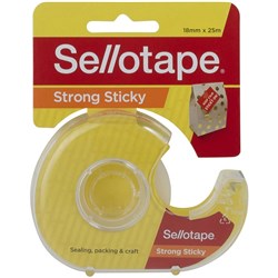 SELLOTAPE 18MM X 25M CLEAR ON DISP