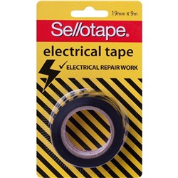 SELLOTAPE ELECTRICAL TAPE 19mm x 9m