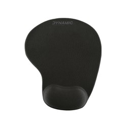 DYNAMIC TECHNOLOGY ERGO MOUSE PAD & GEL WRIST REST BLACK