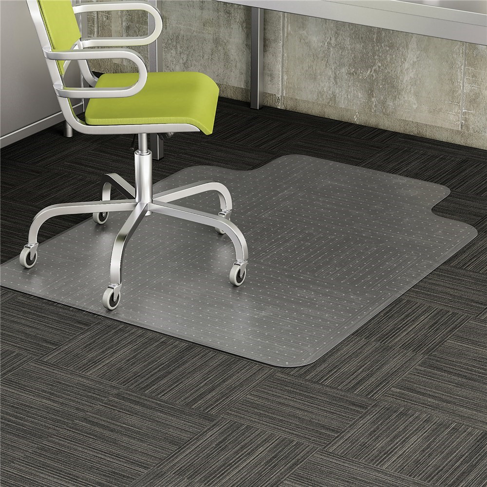 Pile Carpet Small Office Mat Staples Carpet Chair Mat With Lip, 45