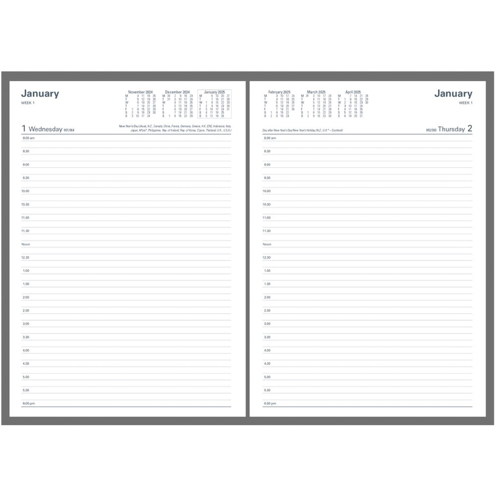 Diaries & Calendars - Collins Kingsgrove Financial Year Diary A4 Day To 